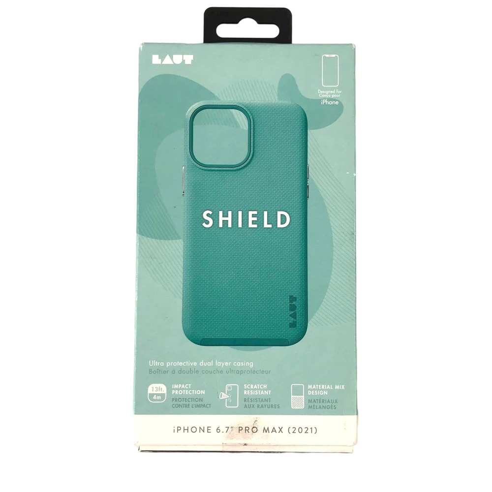 LAUT Shield Series Dual Layer Case for Apple iPhone 6/7 Pro Max Mint Teal